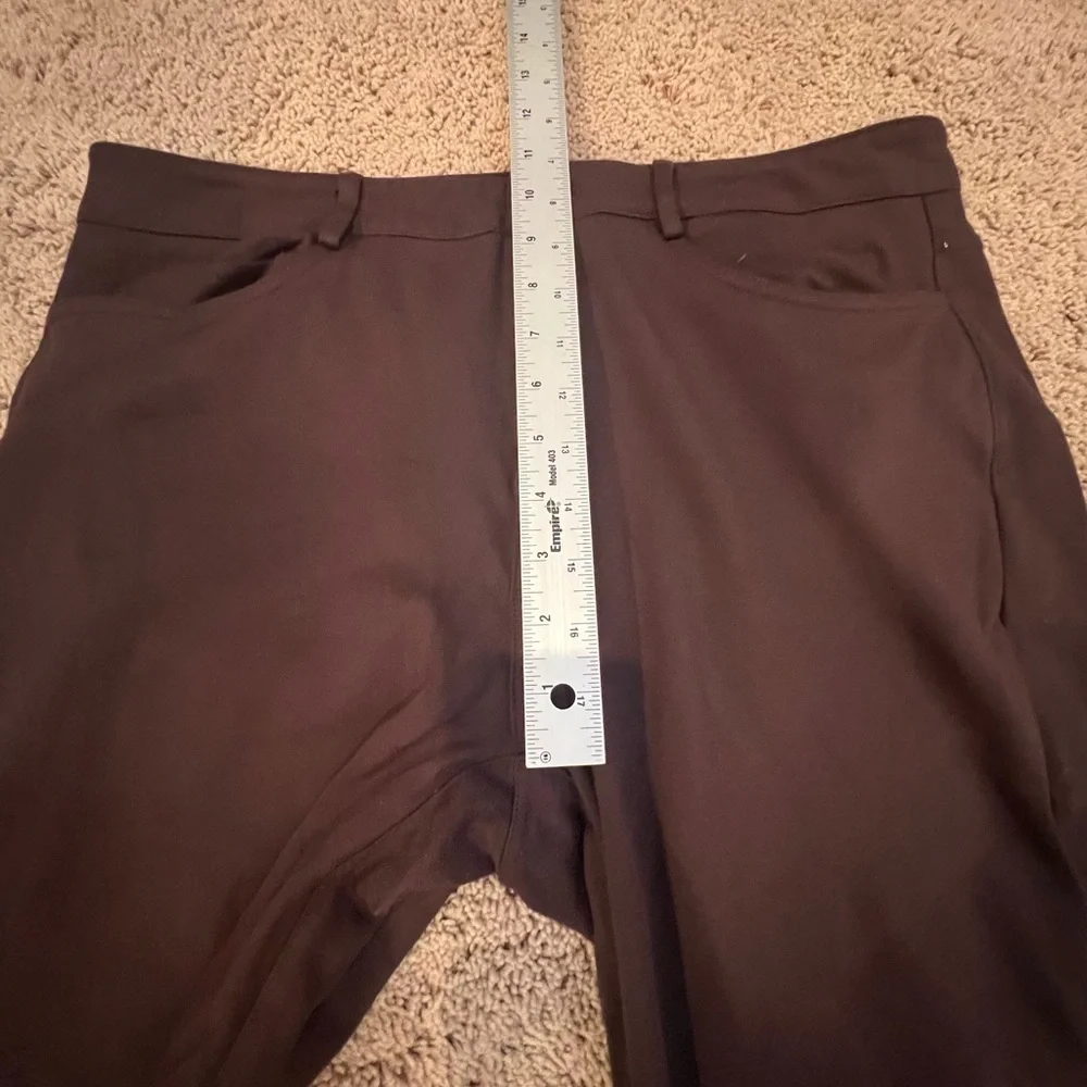 Large Michael kors MK stretchy knit pants brown